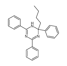 2-n-butyl-1,2-dihydro-2,4,6-triphenyl-1,3,5-triazine结构式