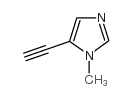 5-乙炔基-1-甲基-1H-咪唑结构式