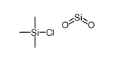 chloro(trimethyl)silane,dioxosilane Structure