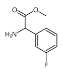 Methyl 2-amino-2-(3-fluorophenyl)acetate Structure