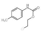 2-chloroethyl N-(4-methylphenyl)carbamate Structure