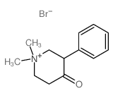 1,1-dimethyl-3-phenyl-2,3,5,6-tetrahydropyridin-4-one结构式