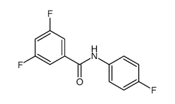 Benzamide, 3,5-difluoro-N-(4-fluorophenyl)- (9CI)结构式