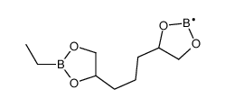 4,4'-(1,3-Propanediyl)bis(2-ethyl-1,3,2-dioxaborolane)结构式