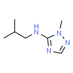 1H-1,2,4-Triazol-5-amine,1-methyl-N-(2-methylpropyl)-(9CI) Structure