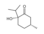 (1R,4R)-(-)-4-hydroxy-p-menth-3-one结构式