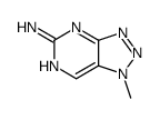 1H-1,2,3-Triazolo[4,5-d]pyrimidin-5-amine, 1-methyl- (9CI) Structure