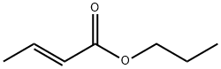 2-Butenoic acid, propyl ester, (2E)- Structure