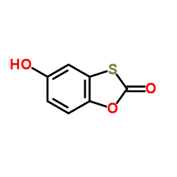 5-羟基-1,3-苯并噁硫醇-2-酮结构式