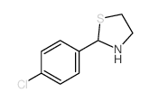 2-(4-氯苯基)噻唑烷结构式