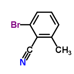 2-溴-6-甲基苄腈结构式