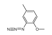 2-Methoxi-5-methylphenylazid Structure