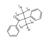 2-(methyl-d3)-1,2-diphenylpropan-1-one-3,3,3-d3 Structure