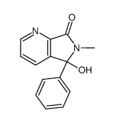 1-Hydroxy-2-methyl-1-phenyl-pyrro[3,4-b]pyridine-3(1H)-one结构式