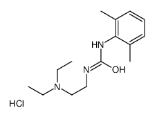 1-[2-(diethylamino)ethyl]-3-(2,6-dimethylphenyl)urea,hydrochloride Structure