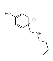 1,4-Benzenediol,1-[(butylamino)methyl]-5-methyl-(9CI)结构式
