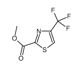 2-Thiazolecarboxylic acid,4-(trifluoromethyl)-,methyl ester Structure