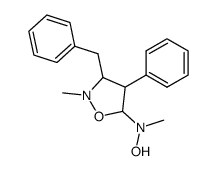 N-(3-benzyl-2-methyl-4-phenylisoxazolidin-5-yl)-N-methylhydroxylamine结构式