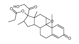Betamethasone 9,11-Epoxide 17-Propionate结构式