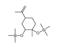 trimethyl-(1-methyl-4-prop-1-en-2-yl-2-trimethylsilyloxycyclohexyl)oxysilane Structure