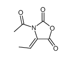 2,5-Oxazolidinedione, 3-acetyl-4-ethylidene-, (Z)- (9CI)结构式