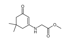 methyl 2-((5,5-dimethyl-3-oxocyclohex-1-en-1-yl)amino)acetate Structure