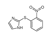 2-(2-nitrophenyl)sulfanyl-1H-imidazole结构式