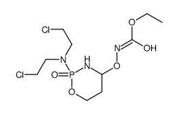ethyl N-[[2-[bis(2-chloroethyl)amino]-2-oxo-1,3,2λ5-oxazaphosphinan-4-yl]oxy]carbamate结构式