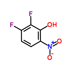 2,3-Difluoro-6-nitrophenol structure