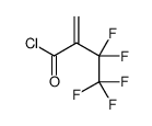 3,3,4,4,4-pentafluoro-2-methylidenebutanoyl chloride Structure