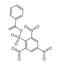 1-phenylvinyl 2,4,6-trinitrobenzenesulfonate结构式