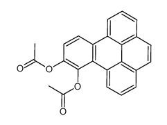 (9-acetyloxybenzo[e]pyren-10-yl) acetate结构式