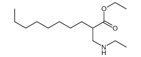ethyl 2-(ethylaminomethyl)decanoate Structure