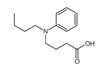 4-(N-butylanilino)butanoic acid结构式