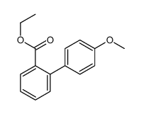 ethyl 2-(4-methoxyphenyl)benzoate结构式