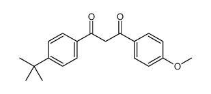 1-(4-methoxyphenyl)-3-(4-tert-butylphenyl)propane-1,3-dione Structure