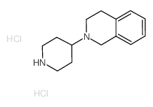 2-哌啶-4-基-1,2,3,4-四氢-异喹啉双盐酸盐结构式