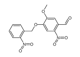 5-methoxy-2-nitro-4-(2-nitro-benzyloxy)-benzaldehyde结构式