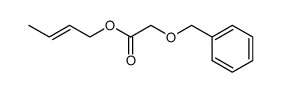 (E)-2-butenyl 2-(benzyloxy)acetate Structure