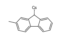 (2-methyl-9H-fluoren-9-yl)cesium结构式