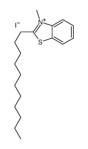 3-methyl-2-undecyl-1,3-benzothiazol-3-ium,iodide Structure
