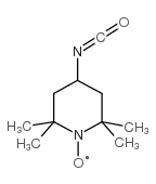 4-异氰酸酯-TEMPO结构式