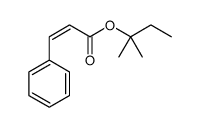 2-Propenoic acid, 3-phenyl-, 1,1-dimethylpropyl ester, (E)- structure