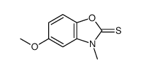 5-methoxy-3-methyl-1,3-benzoxazole-2-thione Structure