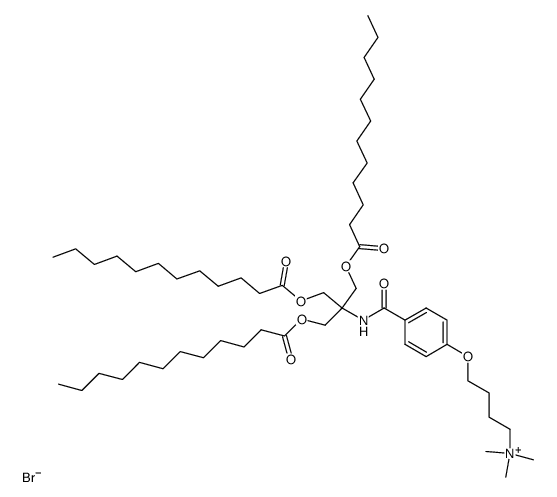 O,O',O''-tridodecanoyl-N-tris(hydroxymethyl)aminomethane bromide Structure