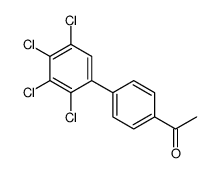 1-[4-(2,3,4,5-tetrachlorophenyl)phenyl]ethanone Structure
