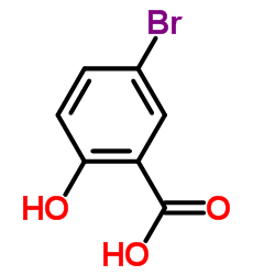 5-溴水杨酸结构式