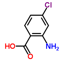 2-氨基-4-氯苯甲酸结构式