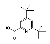 4,6-ditert-butylpyridine-2-carboxylic acid Structure