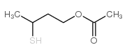(±)-3-mercapto-1-butyl acetate结构式